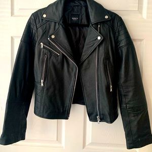 Barneys Originals leather jacket size UK14/US10 M